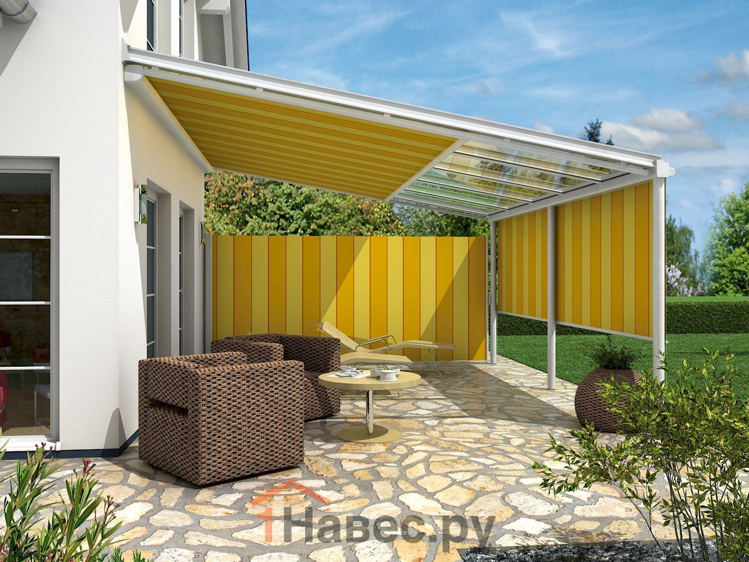 Комбинированная терраса